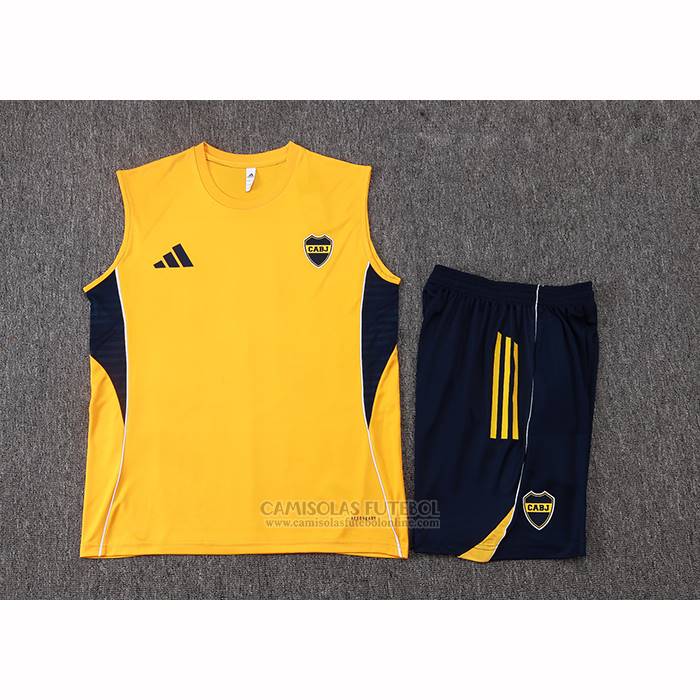 Fato de Treino Boca Juniors Sin Mangas 2025-2026 Amarelo